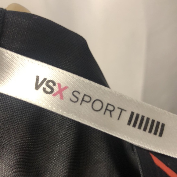 VSX VICTORIA’S SECRET multi colored Racerback “The Player” Sports bra. Size M. - Picture 5 of 8